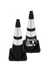 28" Black Traffic Cones