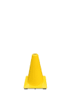 12" Yellow Traffic Cones
